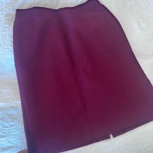 J. Crew Rich maroon Pencil Skirt